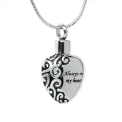 Silver-tone Heart Necklace